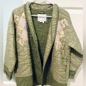 ANTHROPOLOGIE NWT Quilted Patchwork Kimono Jacket